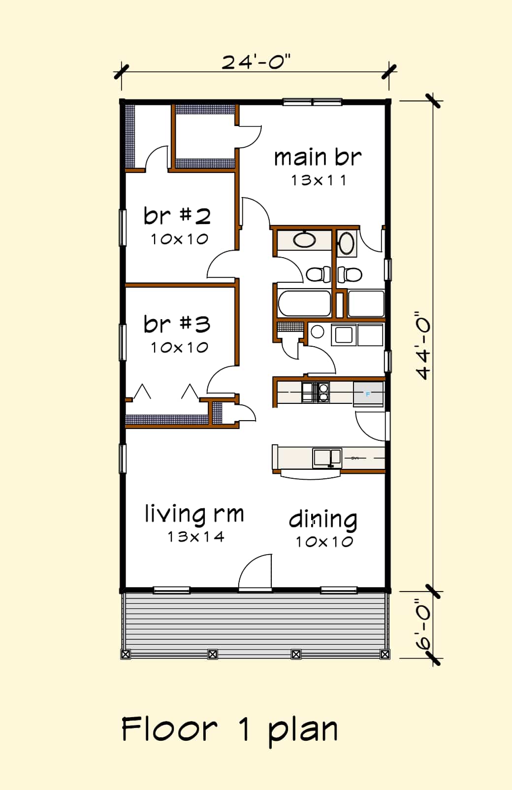 House Plan 1007A Standard Series ThompsonPlans